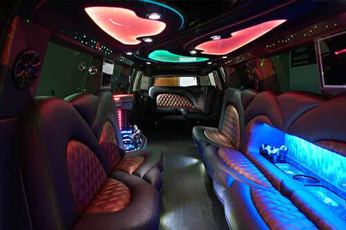 party bus with led lights